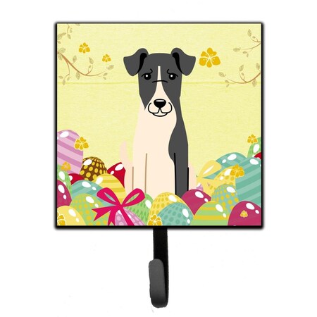 Jensendistributionservices Easter Eggs Smooth Fox Terrier Leash or Key Holder MI1713246